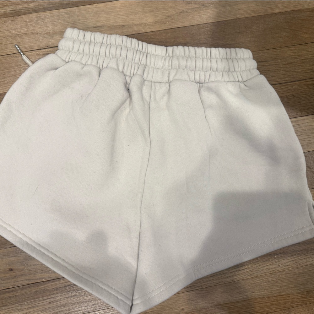 Comfrt Colors Cream Drawstring Shorts - Picture 3 of 3